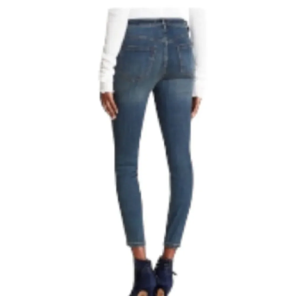 Free People Payton Button Fly Jeans Medium Wash Size 27 - Picture 2 of 11